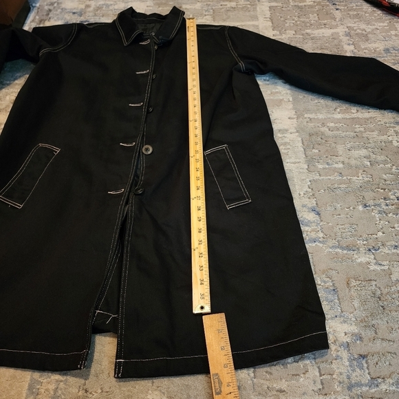Denim&Co black denim long jacket - Picture 6 of 16